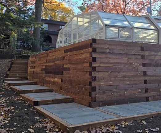 Retaining Wall Installation